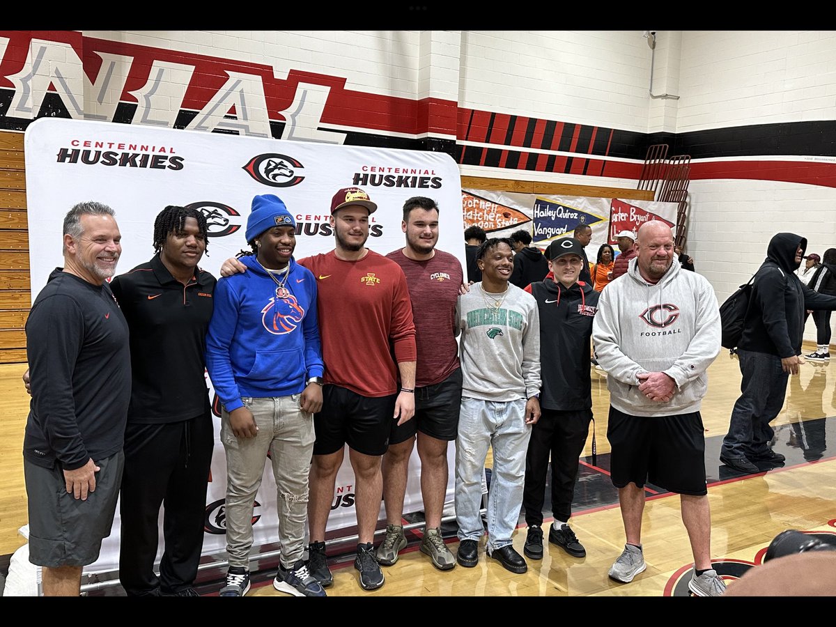 Congrats to the amazing <a href="/Cen10Huskies/">Centennial HS, CNUSD</a> Student-Athletes on their college commitments. 23 very talented student-athletes, many with 3.8+GPAs. Congrats also to the families, coaches, teachers, counselors &amp; staff that have guided these student-athletes <a href="/CallMeEPJ/">Eric-Paul Johnson</a> <a href="/CNUSD/">Corona-Norco USD</a> <a href="/CNUSDAsstSup/">Dr. Reggie Thompkins, Ed.D</a>