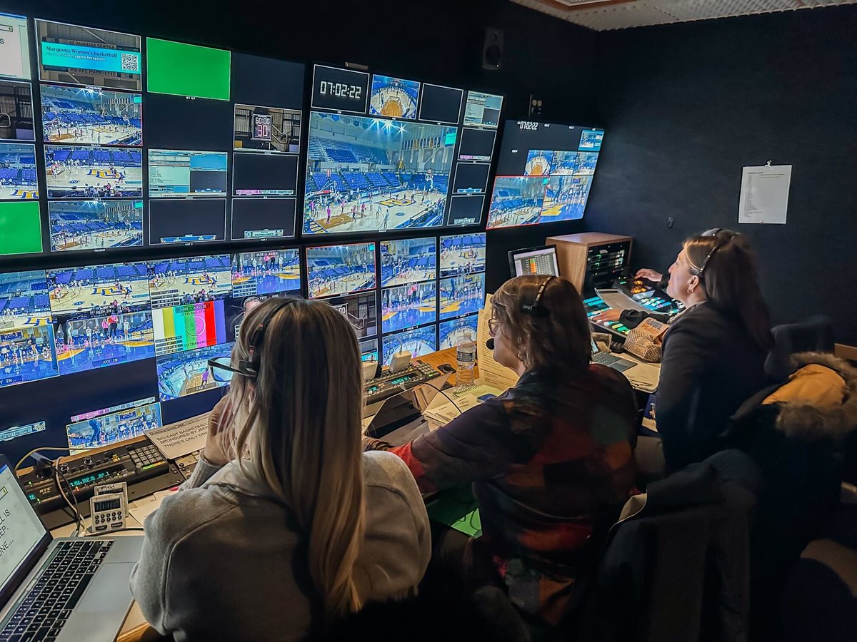 FOXSportsPR's tweet photo. It’s National Girls and Women in Sports Day and @FOXSports is celebrating with a 'Female Forward' broadcast! 🎙️

Tune in to @FS1 at 9:00 PM ET to watch @MarquetteWBB host @GeorgetownWBB in a game fully broadcast by women 🏀 https://t.co/tOTsyIsjTX