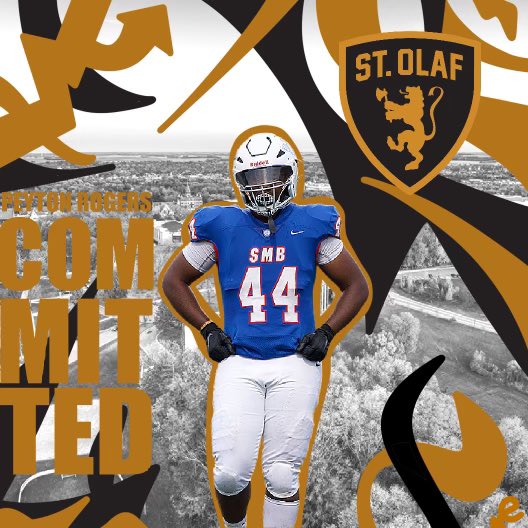 Peyton030's tweet photo. After a long conversation with my mom yesterday, I have decided that I will continue my academic and athletic career at St. Olaf💛🖤! #DefendTheHill #UmYahYah

@CoachLucasKlein 
@CoachMoonen 
@JamesKilian 
@PrepRedzoneMN @OJW_Scouting https://t.co/jVzCMDIlvK