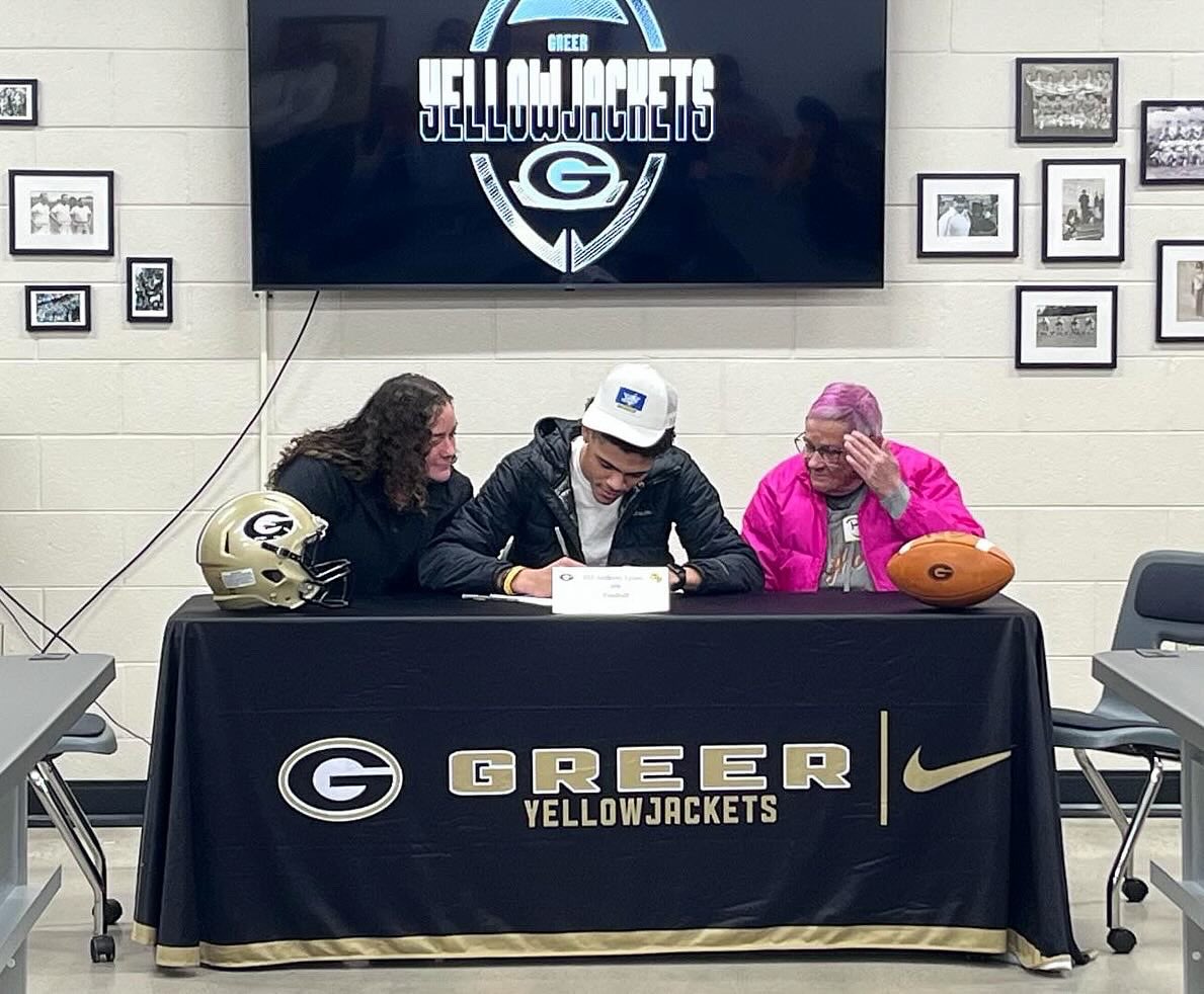 Congratulations to Anthony Lyons on his commitment to further his academic and athletic career at Limestone University! We are all proud of you and cannot wait to watch you succeed at the next level! Go Jackets!🏈🐝 <a href="/Anthonylyonss13/">Anthony Lyons</a>