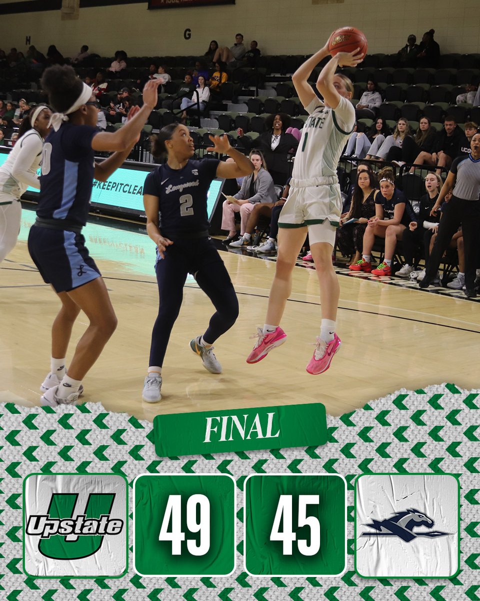 FINAL | UPST 49 LWU 45

The Spartans fend off the Lancers to advance to 8-2 in conference play and remain undefeated at home in Big South play. 

#SpartanArmy ⚔️