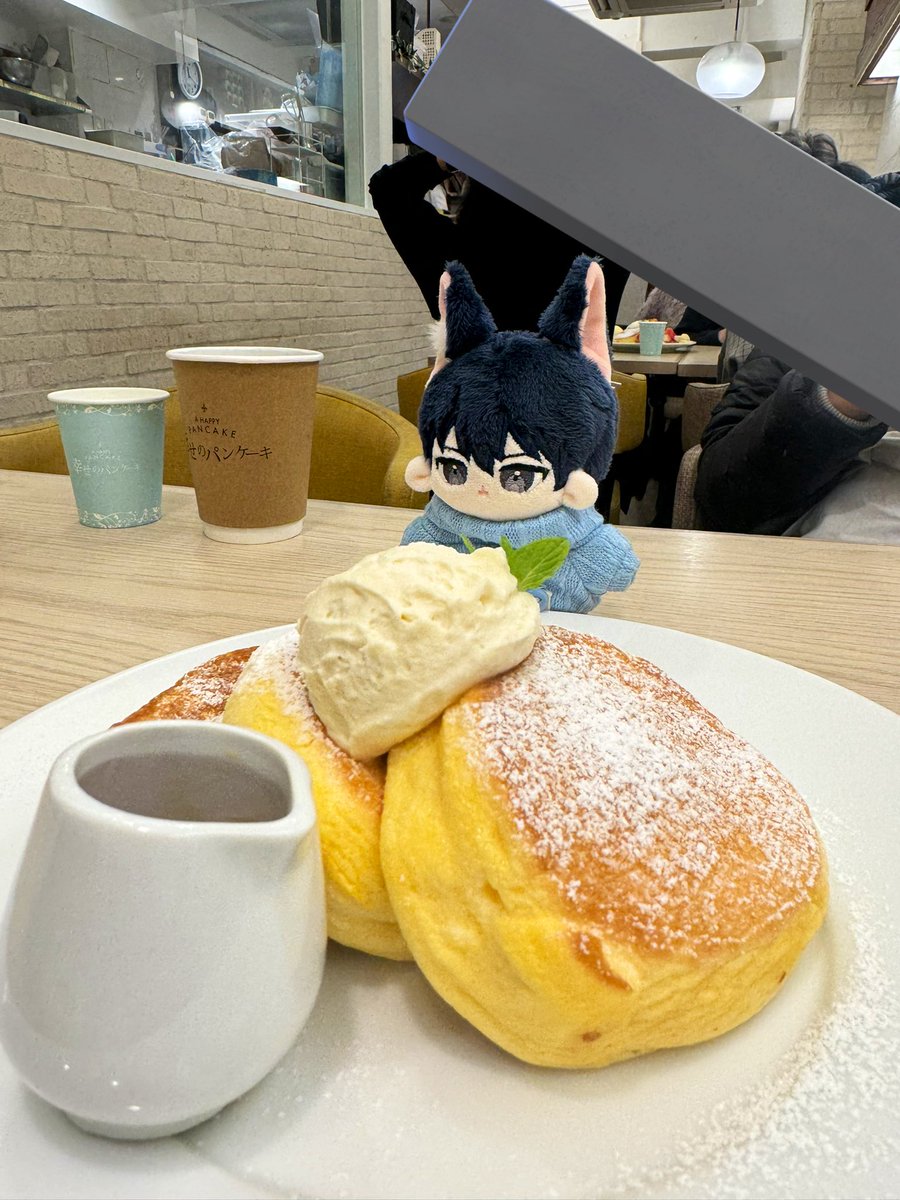 bluecottonhat's tweet photo. 맛있는 수플레 팬케이크💕🍴 https://t.co/VVsJnA3yKI
