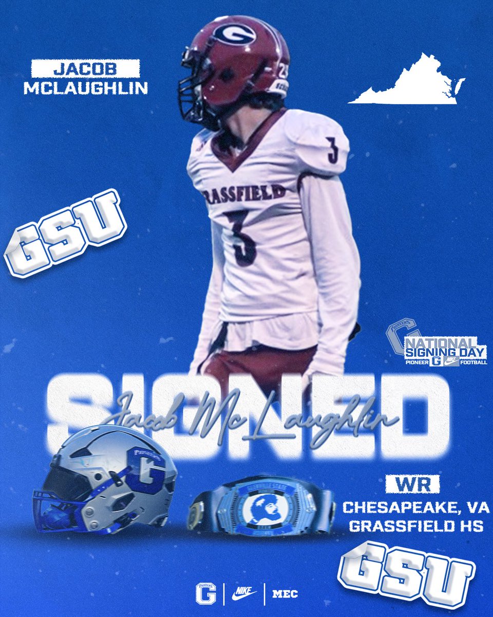 Glenville State Football (@glenvillestfb) on Twitter photo 𝙎𝙄𝙂𝙉𝙀𝘿!✍️
Welcome to The Ville, <a href="/jacobmclaughli/">Jacob “glock” McLaughlin</a>!
📄 bit.ly/NSD24Roster
#GSU24NSD 𝙎𝙄𝙂𝙉𝙀𝘿!✍️
Welcome to The Ville, <a href="/jacobmclaughli/">Jacob “glock” McLaughlin</a>!
📄 bit.ly/NSD24Roster
#GSU24NSD