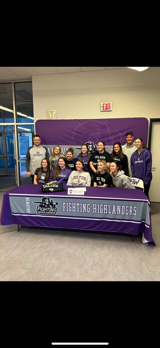 BHSsoftball2024's tweet photo. congratulations to senior pitcher anna schumacher on signing her NLI to continue her academic and athletic career at Carlow! 🥎🎉 https://t.co/52FLO0zu3R