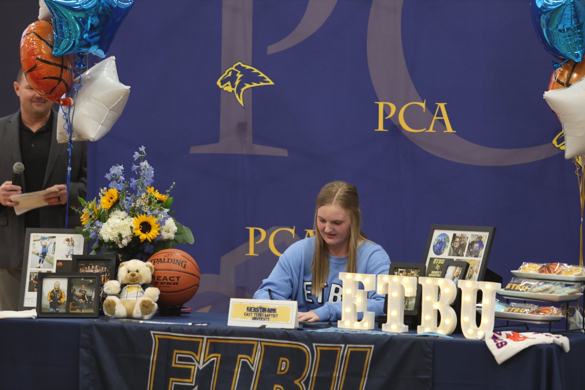 kierstinrink45's tweet photo. It’s official!! Blessed is an understatement!! I am so grateful for all of the people who made this day possible!! Thanks to the many people that helped me get where I am today!! I am so excited for this next chapter in life at ETBU!! GO TIGERS!! 🩵🐯 https://t.co/2neaA8Qemq