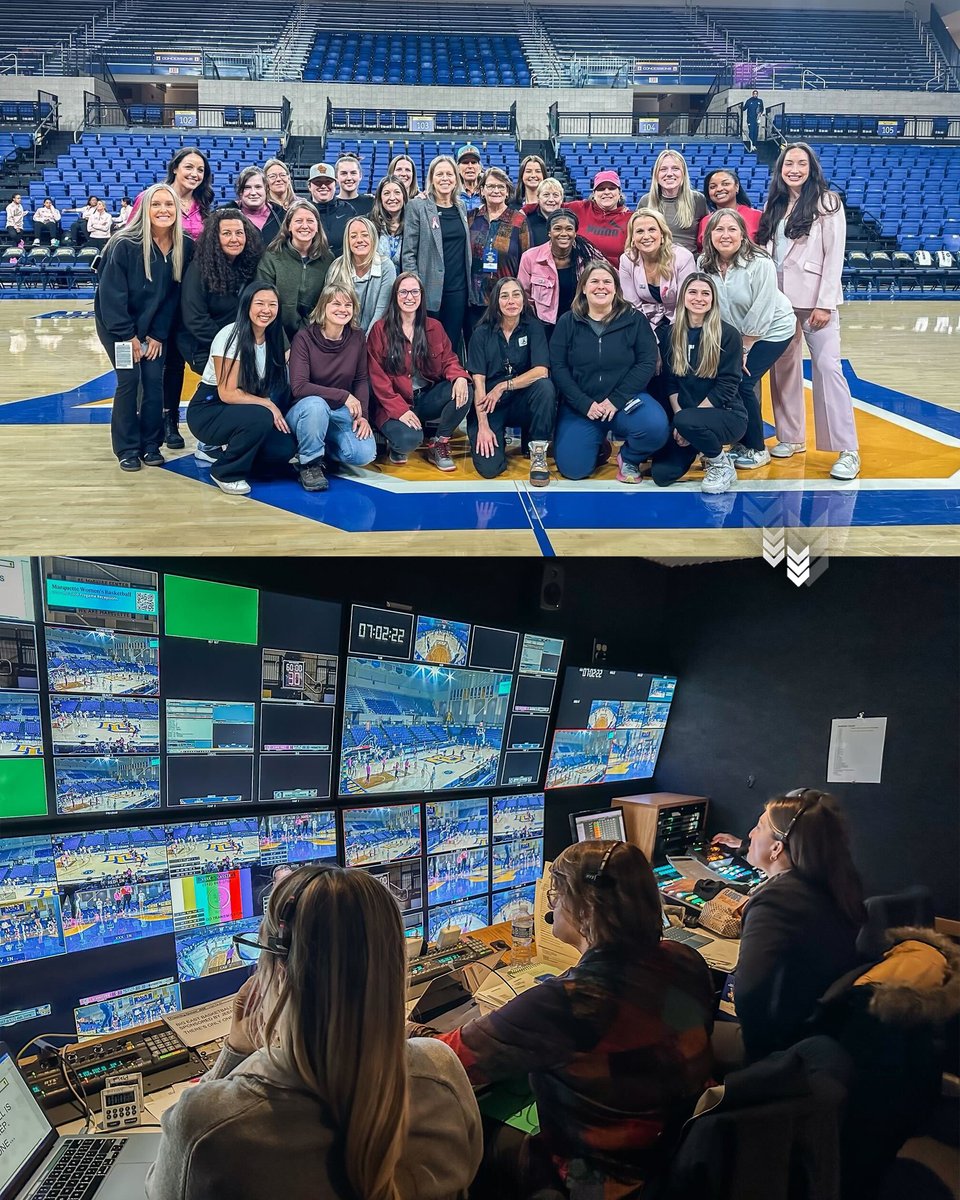 FOS's tweet photo. To celebrate National Girls and Women in Sports Day, tonight's Fox Sports coverage of Marquette-Georgetown is being fully broadcast by women. https://t.co/hqIdAqeDWi