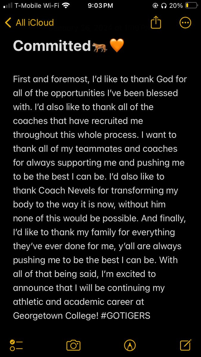 GradyReynolds11's tweet image. I am blessed to announce my commitment to Georgetown College! #GOTIGERS🐅