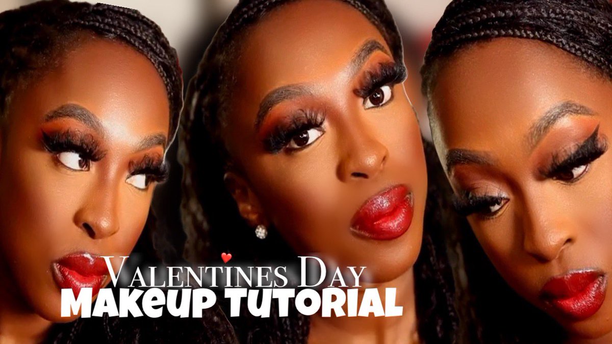 NEW VIDEO OUT NOW💋💄 !! LIKE SHARE COMMENT & SUBSCRIBE 🥂🙏🏾✨ #ValentinesDay  #makeup  #blackyoutuber 
youtu.be/A9KnGGGWQ0I?si…