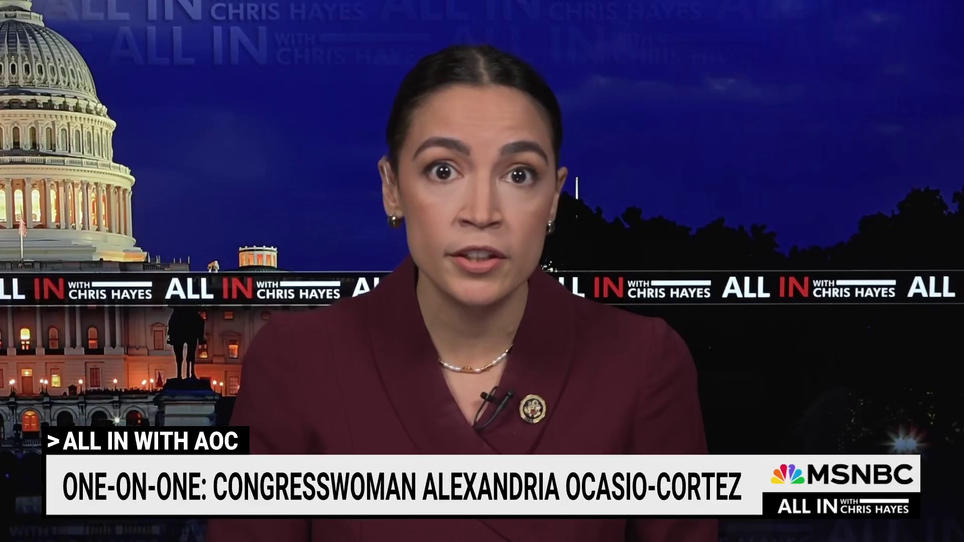 Aoc chris hayes hotsell
