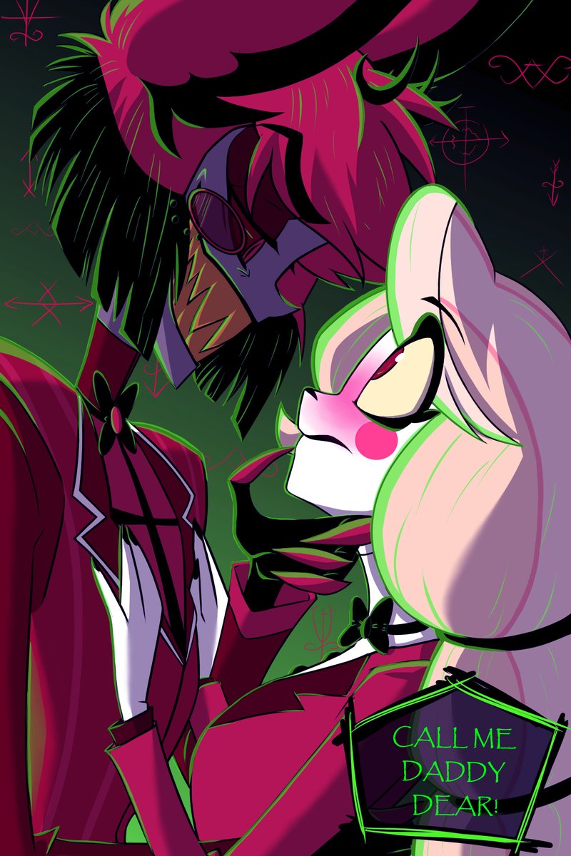 Snesar98's tweet photo. Oh yes! I've finally finished it!
(￢‿￢ )ﾉ*:･ﾟ✧ 
#HazbinHotel #charlastor #alastorxcharlie #chalastor #アラチャ #radiobelle #CharlieMagne #Alastor #CharlieMorningstar https://t.co/48ox2Ol7sp