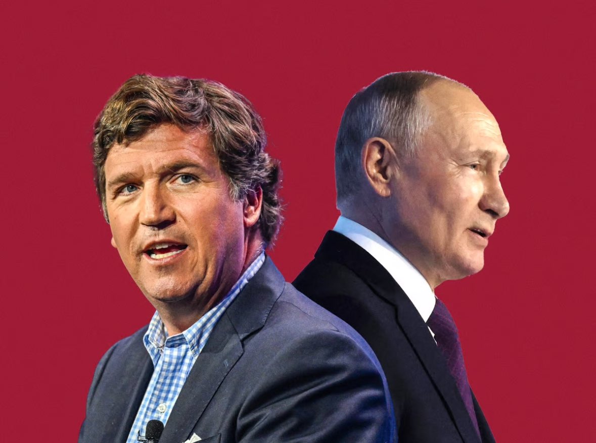 Topics I hope Tucker and Putin cover:

-Origins of the Ukraine war, and how US bureaucrats started the conflict in 2014

-Degeration of Western society, destruction of the nuclear family, gender insanity, and normalization of pedophilia

-US Bioweapon development

How about you?