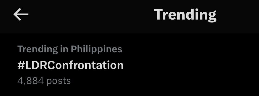 AllAboutJnnylyn's tweet photo. Ang galing oh trending pa din  #LDRConfrontation https://t.co/2LYPcYcDu9