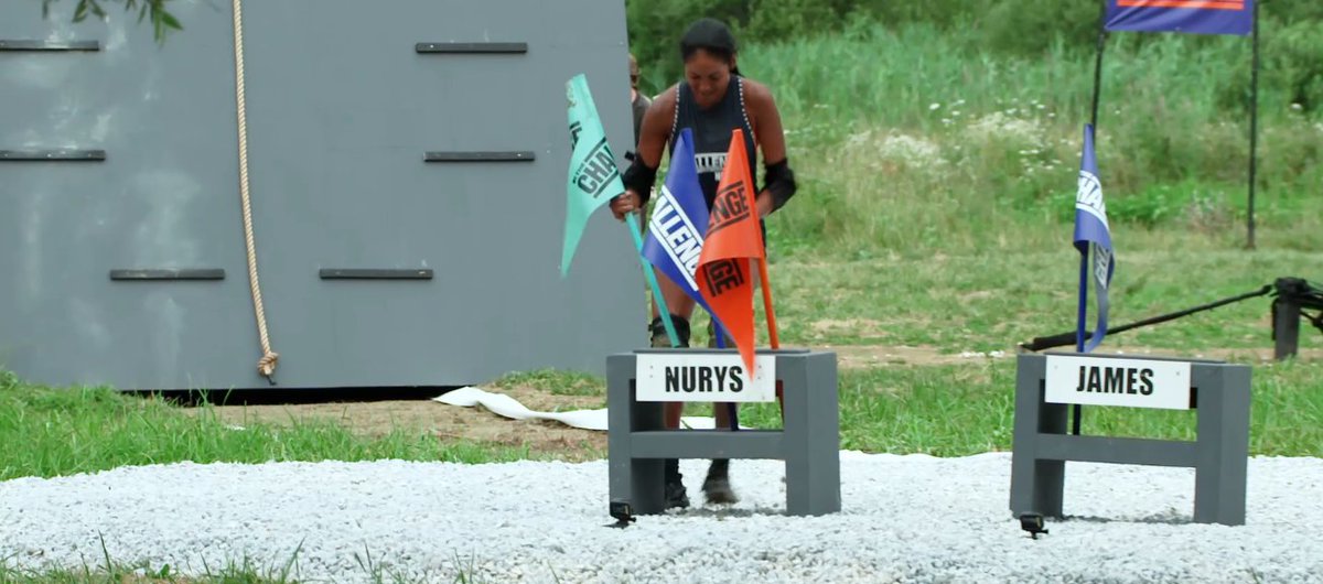 Nurys DOMINATED that elimination. 

3-1-0 win and it wasn't even close. Honestly, Nurys could've done this elimination twice before James &amp; Olivia were done. 

Another win for Nurys and she's going to the Final. 

#TheChallenge39