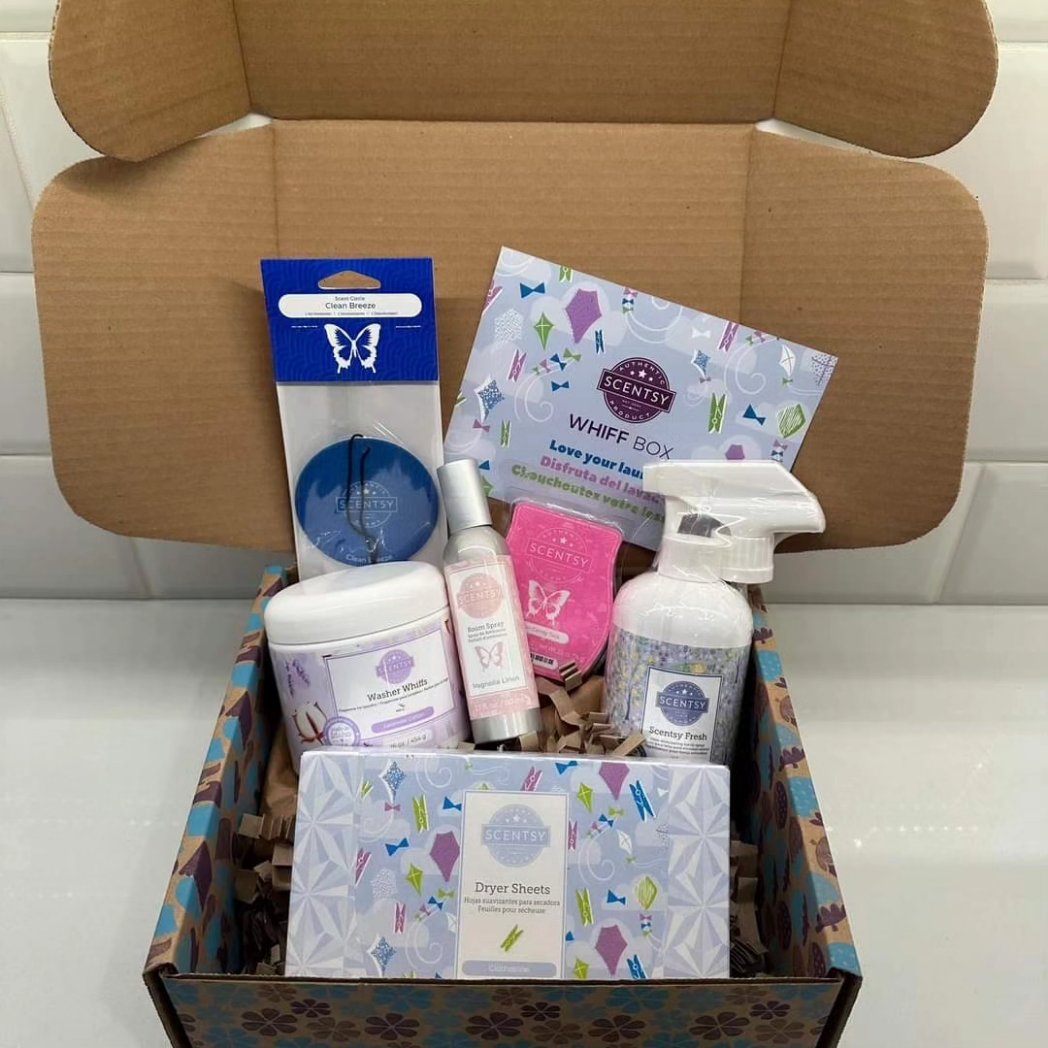 NikkiRN99's tweet photo. February  WhiffBox 

🧺 Clothesline Dryer Sheets 

🌸 Lavender Cotton Washer Whiffs

 🦋 Magnolia Linen Room Spray (WHIFF BOX EXCLUSIVE)

🫧 Wildflower Cotton Fabric Spray

🍬 Cotton Candy Tails Scentsy Bar

🔵 Clean Breeze Scent Circle 😀

https://t.co/OVmITzCMIs https://t.co/PkIF8XcCl4
