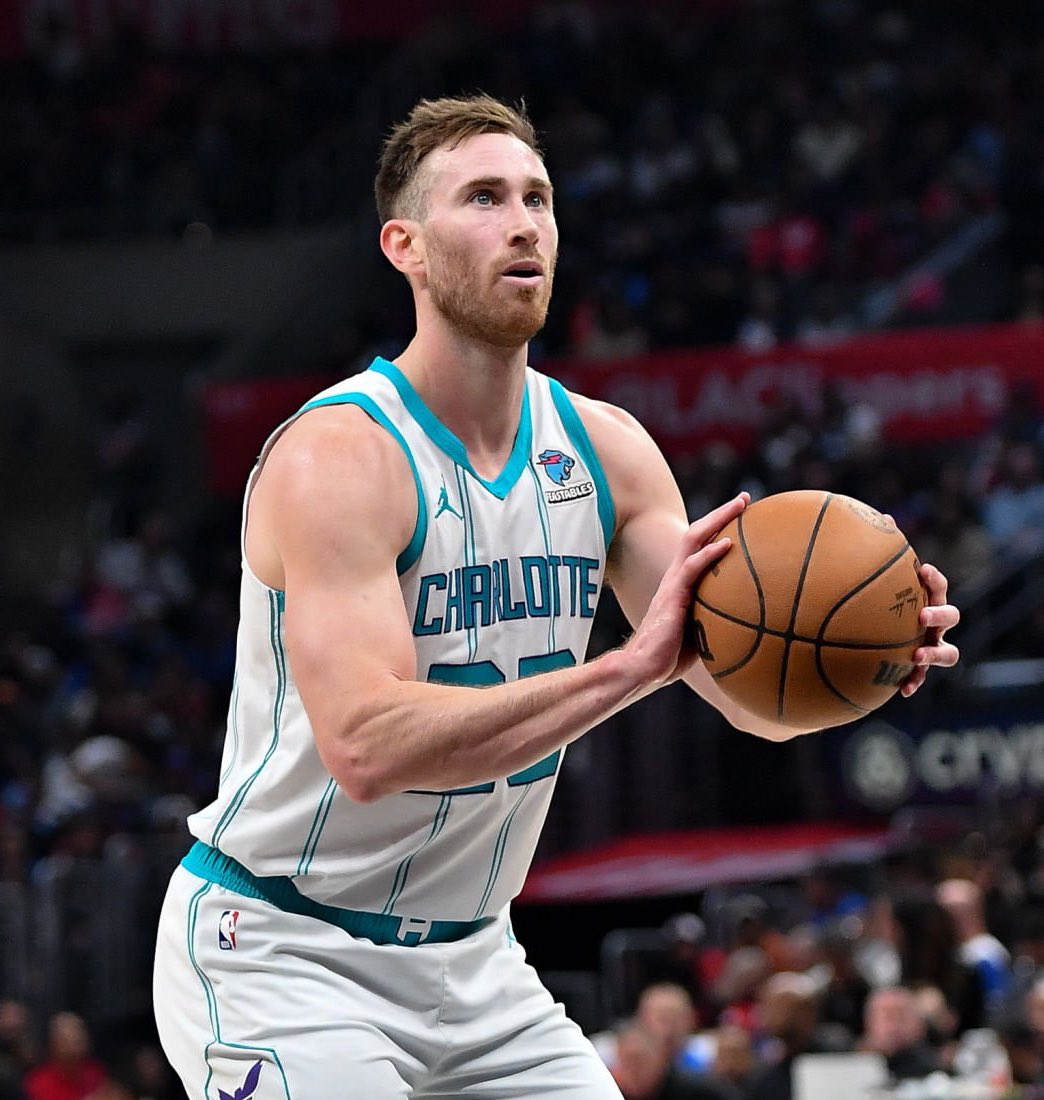 TheDunkCentral's tweet image. Gordon Hayward’s time with the Hornets is ‘up,’ per @rodboone

 “He’s gone.” 

(Via bit.ly/49vO00x)