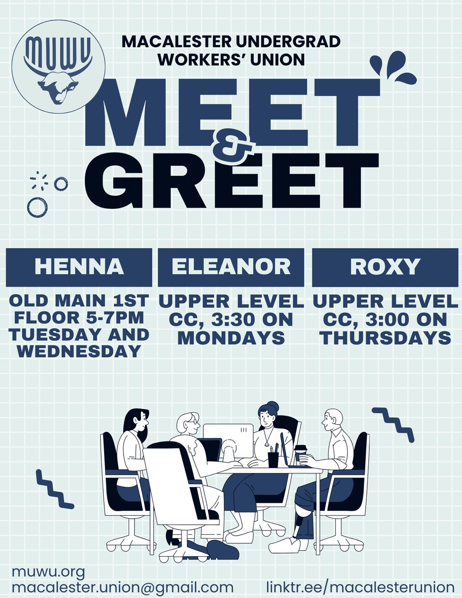 Some of our organizing committee members are holding weekly meet and greets to meet with workers looking to learn more or get involved!