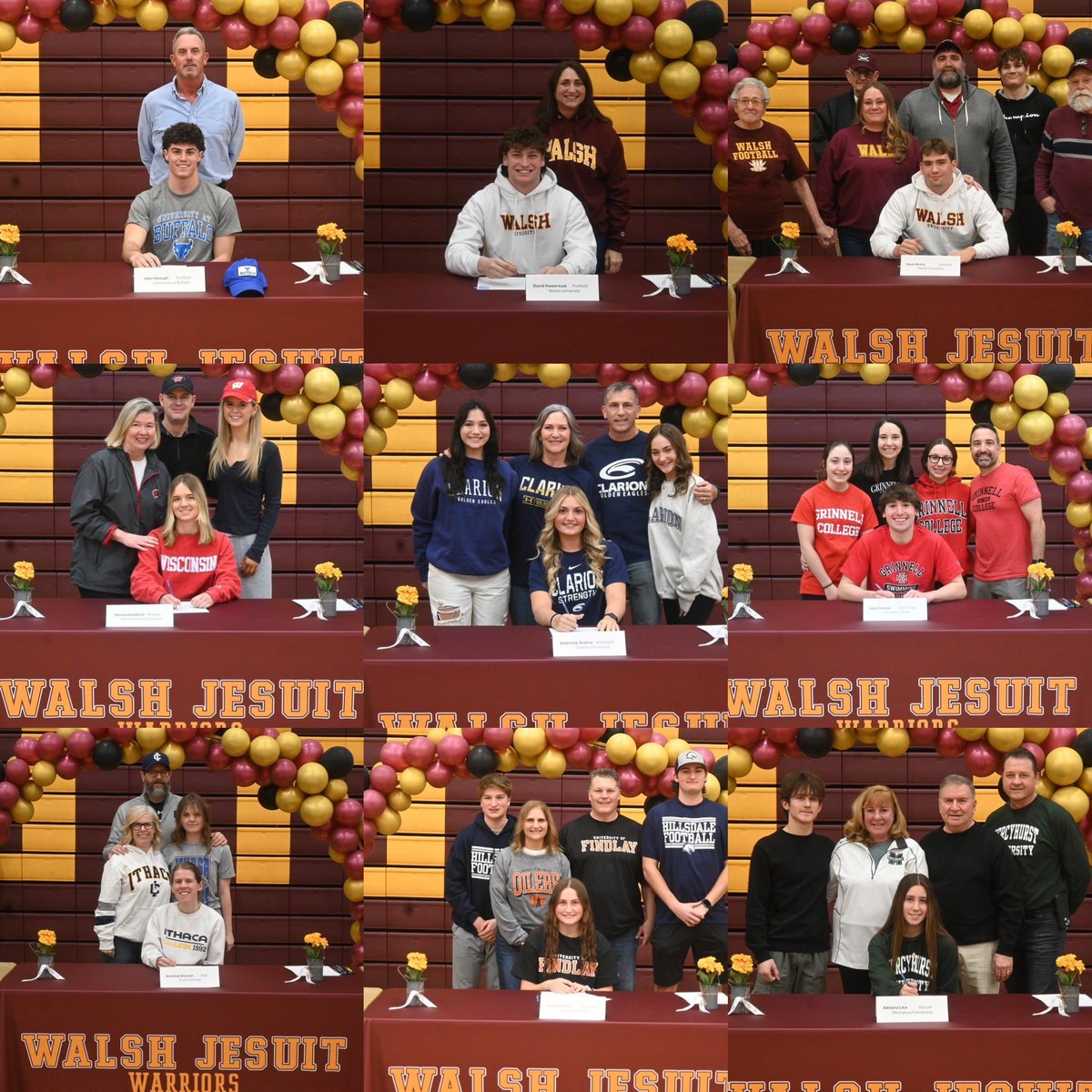 WJ_Warriors's tweet photo. National Signing Day for 18 of our Warriors will continue their academic and athletic careers at the next level. Congratulations to all of our amazing student-athletes (list attached) https://t.co/5XHJDkSFVt