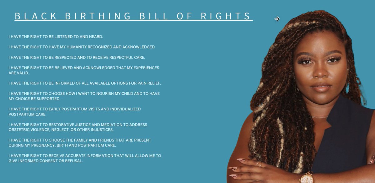 Stephanie Courtney, founder of the Shades of Motherhood Network, shares with us the Black Birthing Bill of Rights and speaks on the importance of Black women understanding their rights during pregnancy and childbirth. #healthjustice