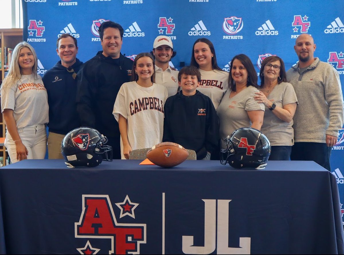Thank you <a href="/AFPatriotFB/">Coach Adam Sanders</a>, players and coaches for coming out. Your support today and over the previous 4 years was special. Looking forward to the bond with <a href="/GoCamelsFB/">Campbell Football</a> and <a href="/CoachAWin/">Aaron Winchester</a> <a href="/CoachSutton88/">Luke Sutton</a> #RollHumps <a href="/TinoRamirez310/">Tino Ramirez 2025</a>