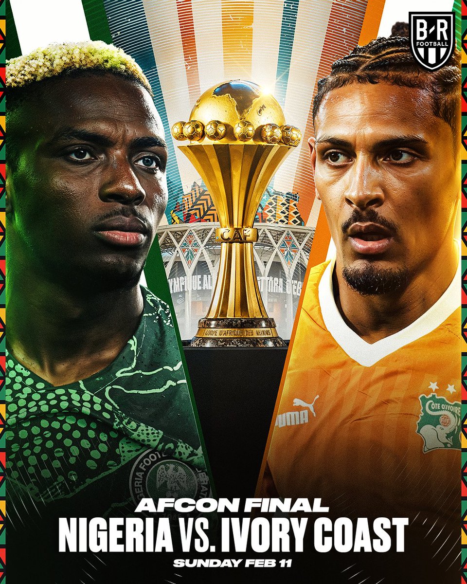 brfootball's tweet image. Nigeria vs. Ivory Coast in the AFCON final. 

🇳🇬 CAN'T WAIT 🇨🇮