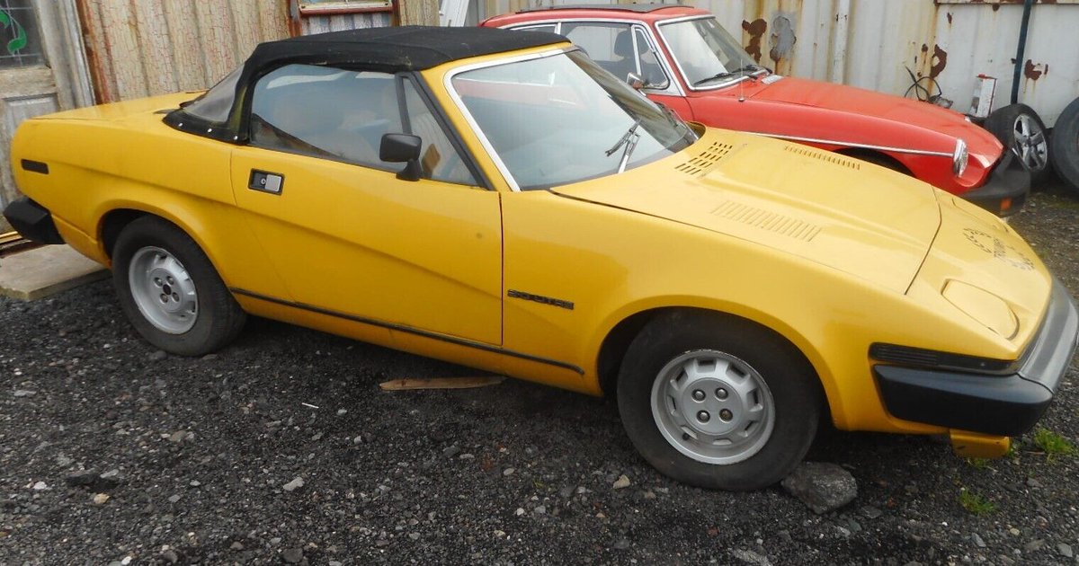 Ad:  1980 Triumph TR7
On eBay here -->> ow.ly/AfNy50QyCL8

 #TriumphTR7 #ClassicCarForSale #CarEnthusiast #CarRestoration #BritishCars #CarAuction
