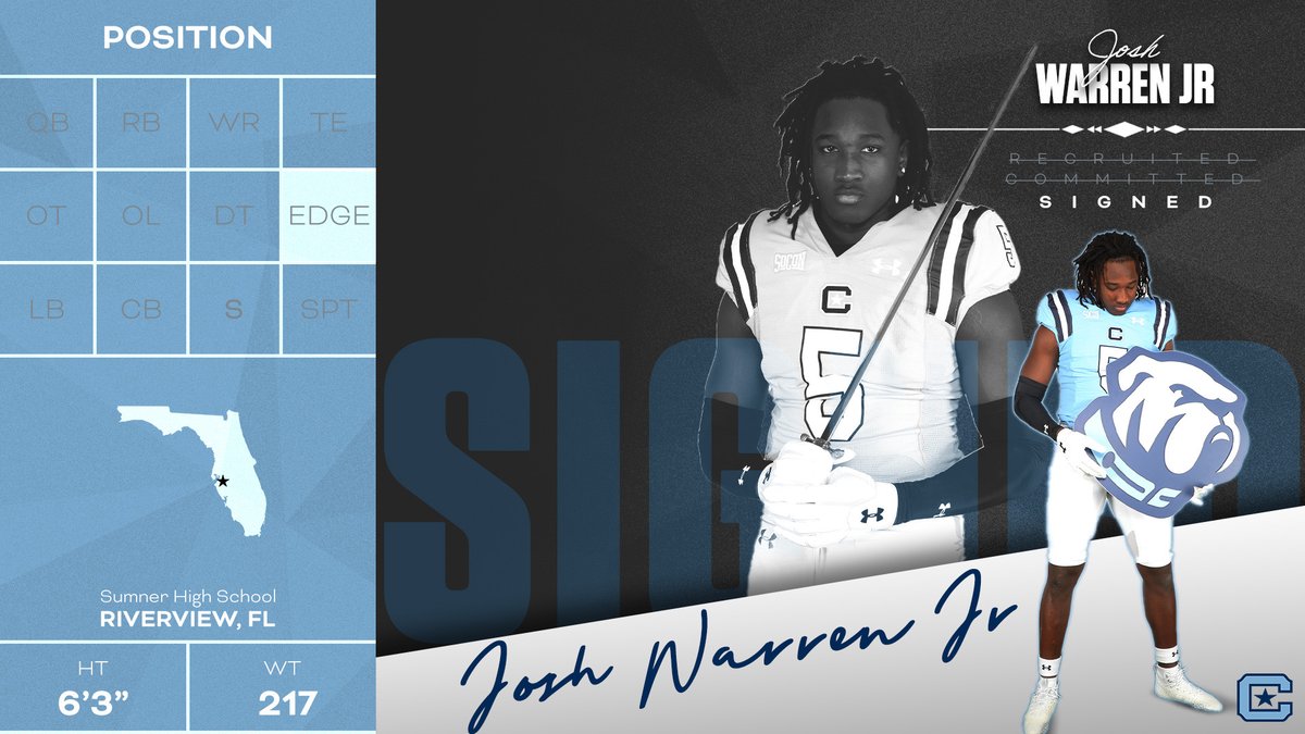 Elite addition to the Bandit room. @Jwarren561 is Charleston bound! #ArriveAtTheDel x #NSD24