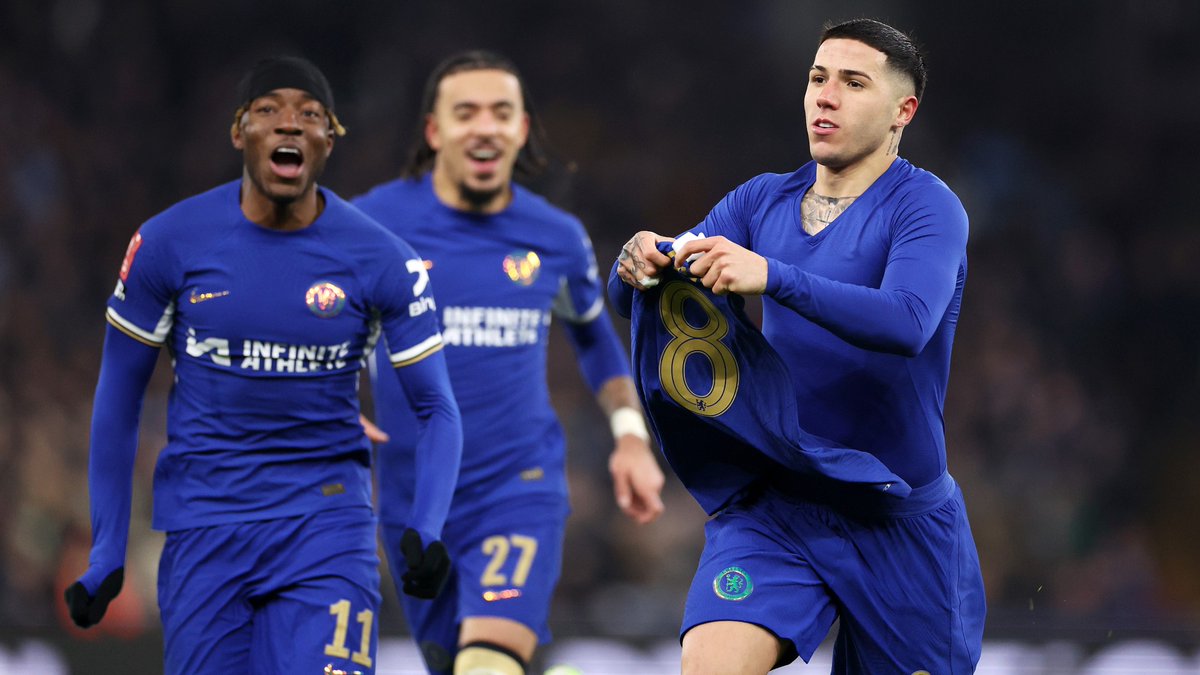 🔵#チェルシー がFAカップ5回戦へ💪 #エンソ・フェルナンデス の完璧FK