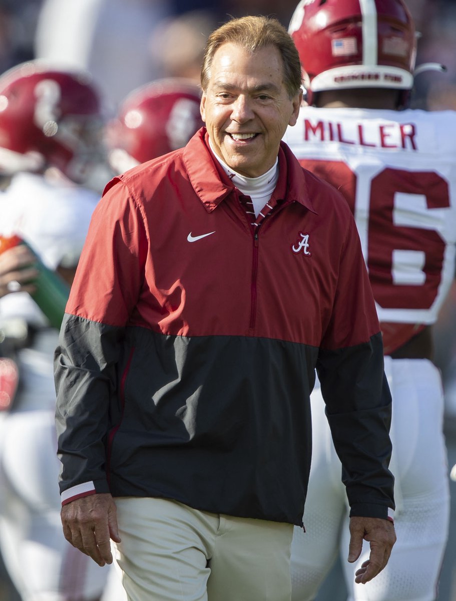 BleacherReport's tweet photo. Nick Saban will be joining College GameDay as an analyst 🍿

He will also be providing coverage for NFL Draft and SEC media days https://t.co/3fDyJIspTG