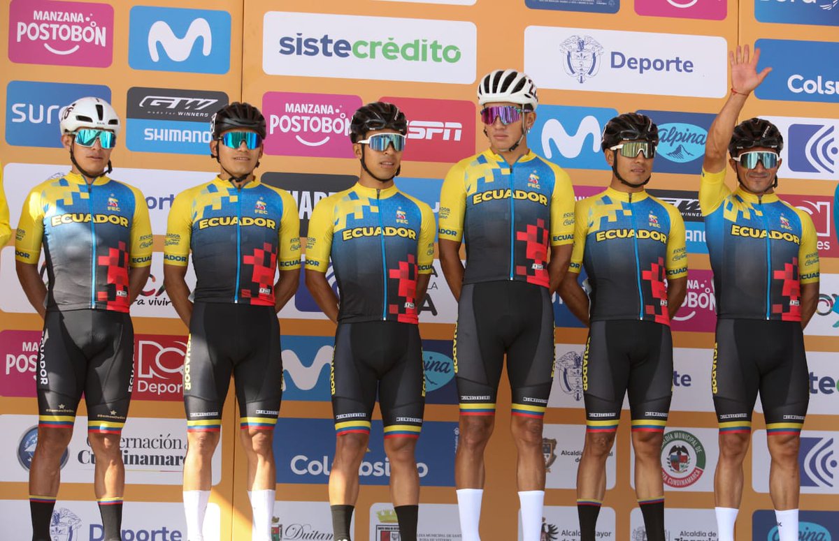 TeamBestPC's tweet photo. El 'Patrón' #ByronGuamá dice presente 🙋‍♂️

Salió en fuga con su compadre @AlbaJuan97 🇨🇴. Su esfuerzo le sirvió para ser el mejor 🇪🇨 del Tour Colombia 2.1 UCI, cumplida la etapa 2️⃣.

#SomosUnaFamilia 
#CiclearNosMueve 

@MovistarEC
#BestPC
#Uphone https://t.co/lIiiUPghM4