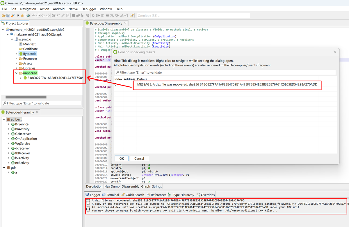 JEB Decompiler tweet media