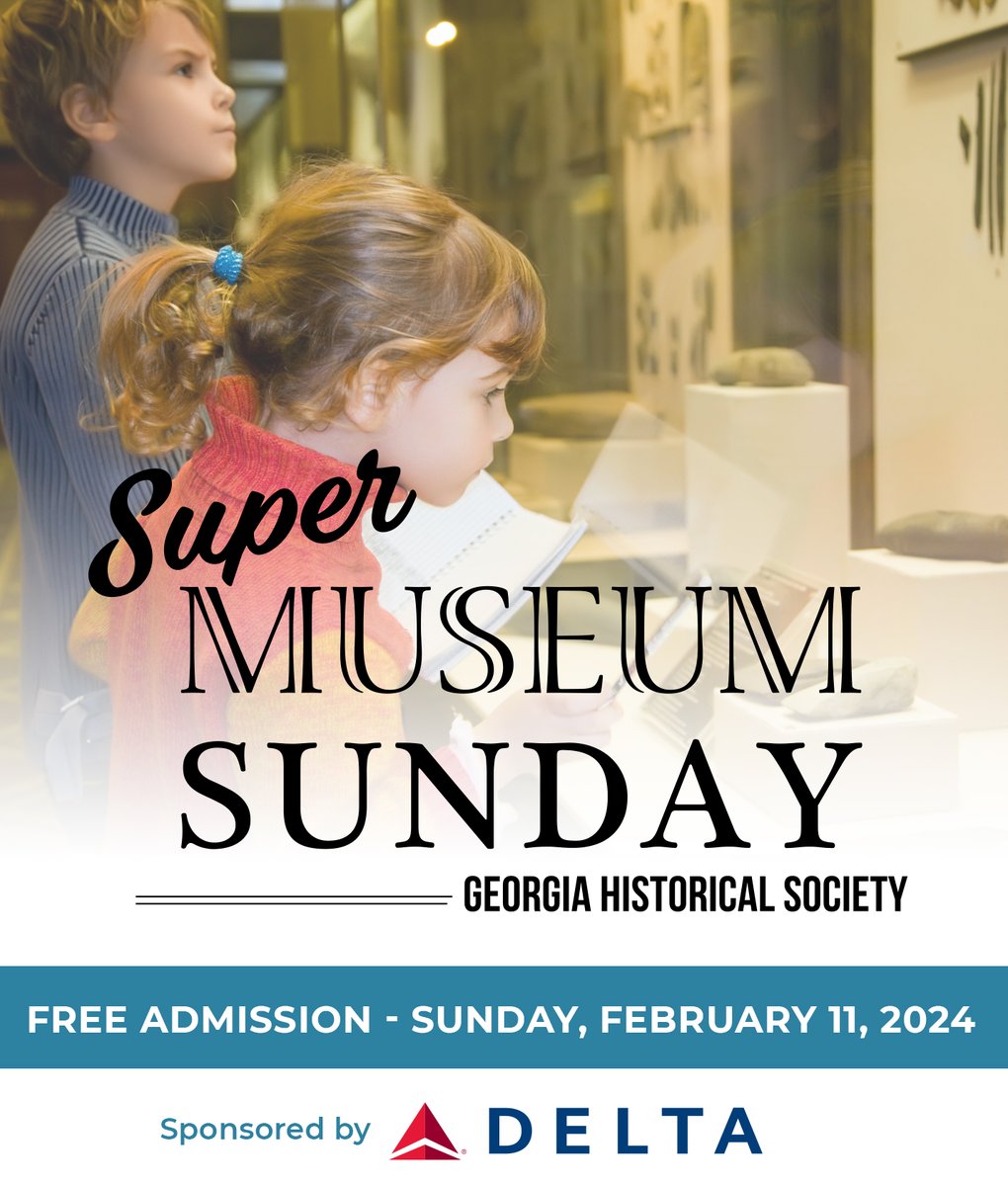 We are honored to participate in Super Museum Sunday this Sunday! We will be open from 12pm to 4pm and admission is  FREE! We look forward to welcoming you!

#shipsoftheseamaritimemuseum #georgiahistoricalsociety #supermuseumsunday