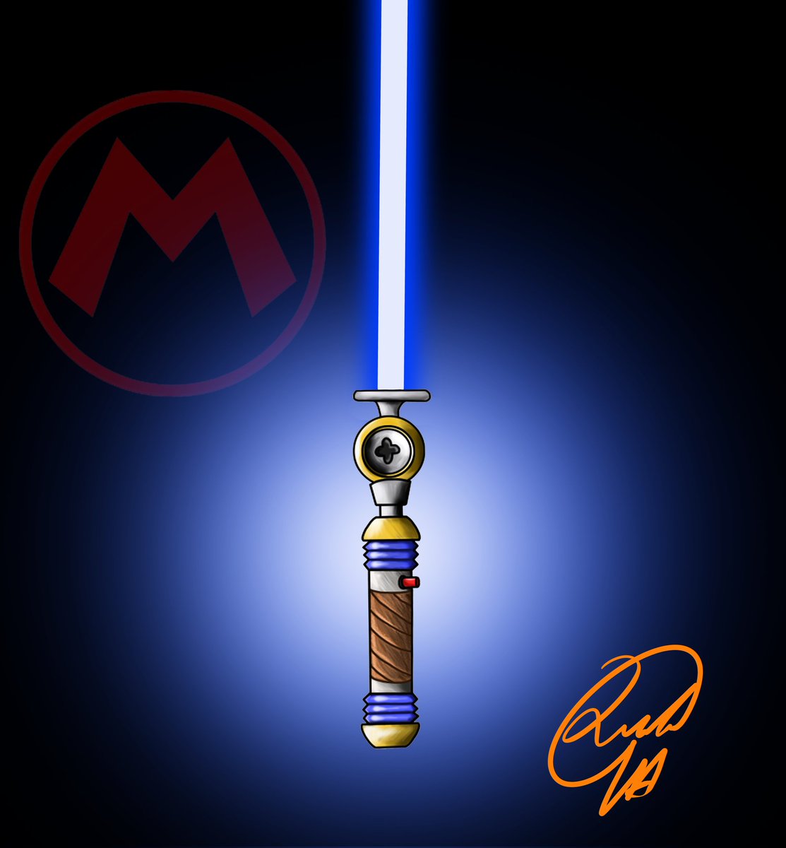 LukeVoiceActor's tweet image. Well here is a little something for you all. I made lightsabers for Mario, Luigi, Princess Peach and Bowser!  Which characters should I make lightsabers for next?
#Mario
#StarWars #Nintendo