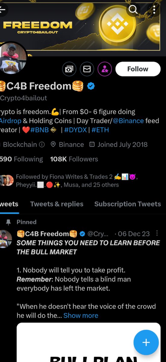 ladi66146's tweet photo. @Crypto4bailout @SDX_Trades Done ✅ https://t.co/2EtTUf6Bi0