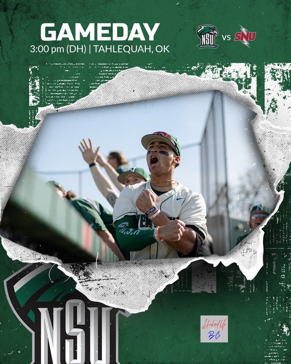 LET'S PLAY 2️⃣! Head down to Thomas C. starting at 3 p.m. for <a href="/RiverHawksBSB/">Northeastern State Baseball</a>!

Follow Live - GoRiverHawksGo.com/coverage

#TeamNSU // #RiseHigh