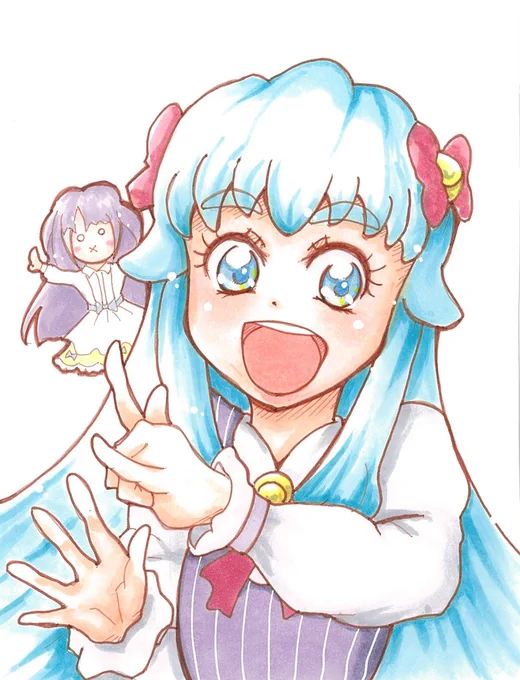 なんとなくヒメルダ・ウインドウ・キュアクイーン・オブ・ザ・ ブルースカイちゃんを貼っておく 