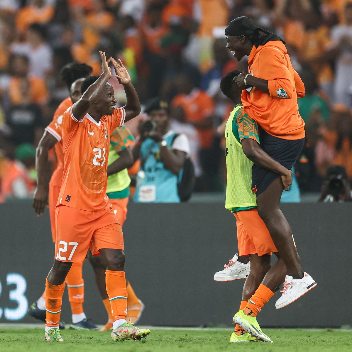 fifaworldcup_fr's tweet photo. La Côte d’Ivoire est en finale de la Coupe d’Afrique des   Nations 2023 ! https://t.co/X8UuTyMkiQ