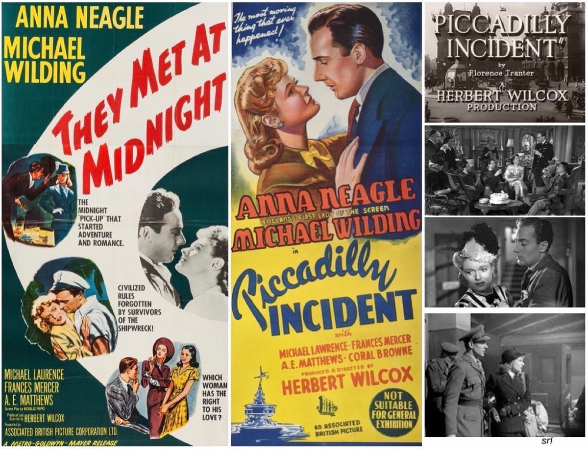SaveRedlandLibr's tweet photo. 10:10pm TODAY on @TalkingPicsTV 

The 1946 #War #Drama film🎥 “Piccadilly Incident” (aka “They Met at Midnight”) directed by #HerbertWilcox from a screenplay by #NicholasPhipps &amp; story by #FlorenceTranter

🌟#AnnaNeagle #MichaelWilding #CoralBrowne #FrancesMercer #MichaelLaurence https://t.co/h9OGTqqksX