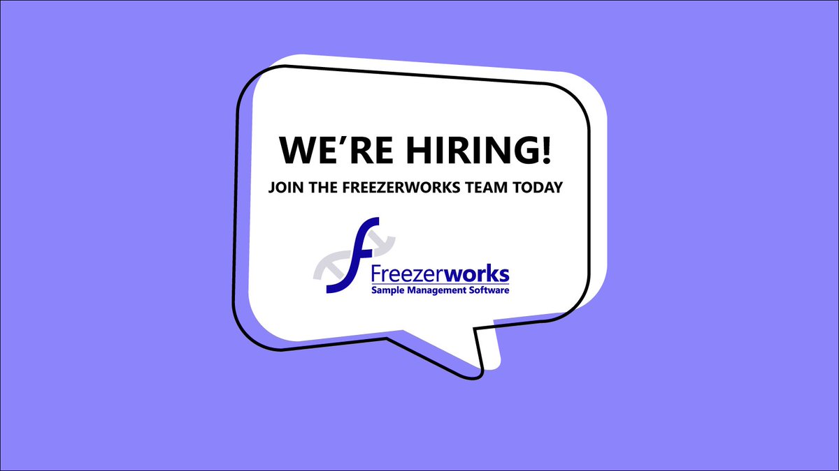 Freezerworks's tweet photo. We are hiring a Product Support Specialist! Do you know someone who loves helping people and analyzing problems? Let them know they can join the Freezerworks team.

https://t.co/ZTXp5CvE4f https://t.co/4MoKuOMhpY