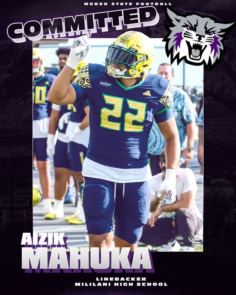 AizikMahuka's tweet photo. Not Wavered in Faith but Walking on Water. #GODFIDENCE #Hebrews11 
After a great conversation with coach @Matty_AhYou I am excited to announce that I will be committing to @weberstatefb All Glory to God!! https://t.co/8jnINMN6dn