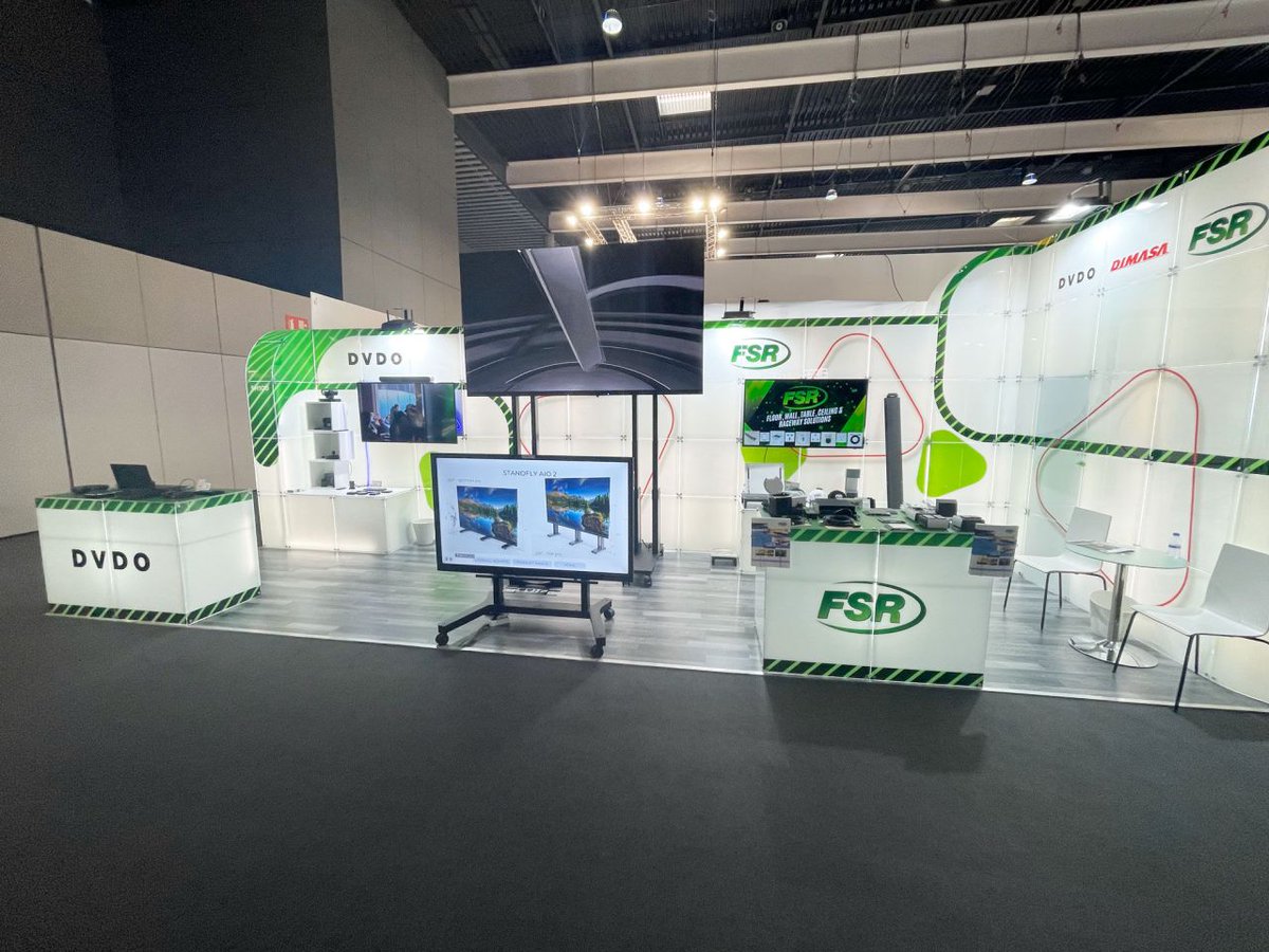 globalAVnetwork's tweet photo. Dimasa showed their motorized mounting solutions at #ISE2024 including the new motorized trolley for all-in-one LED walls.
All manufactured in the Dimasa factory in Barcelona !
#MotorizedMounts #Trolleys #LEDwalls #AVtweeps #ISE24 https://t.co/MdYSMb8879