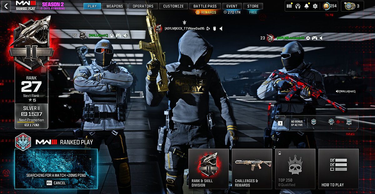 NewDad95's tweet image. @Activision LITERALLY TAKEN 40 SECONDS APPART!!! -100SR AND 7 GAME STREAK GONE DUE TO UPDATE WHILE LOADING INTO A GAME!!! WHAT IS GOING ON??

#Season2 #CallofDuty #rankedmw3