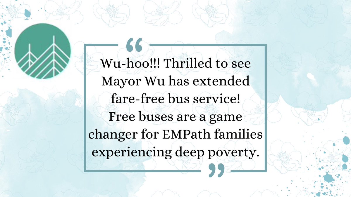 Kim Janey (@kim_janey) on Twitter photo Wu-hoo!!! Free buses help <a href="/DisruptPoverty/">Economic Mobility Pathways (EMPath)</a> families get to and from work, drop their babies at daycare, get to the doctor, go shopping, etc. So glad this initiative will continue!
👏🏽👏🏽👏🏽 <a href="/wutrain/">Michelle Wu 吳弭</a> <a href="/MayorWu/">Mayor Michelle Wu 吳弭</a> @mbta #MBTA #FreeTheT
#DisruptPoverty Wu-hoo!!! Free buses help <a href="/DisruptPoverty/">Economic Mobility Pathways (EMPath)</a> families get to and from work, drop their babies at daycare, get to the doctor, go shopping, etc. So glad this initiative will continue!
👏🏽👏🏽👏🏽 <a href="/wutrain/">Michelle Wu 吳弭</a> <a href="/MayorWu/">Mayor Michelle Wu 吳弭</a> @mbta #MBTA #FreeTheT
#DisruptPoverty