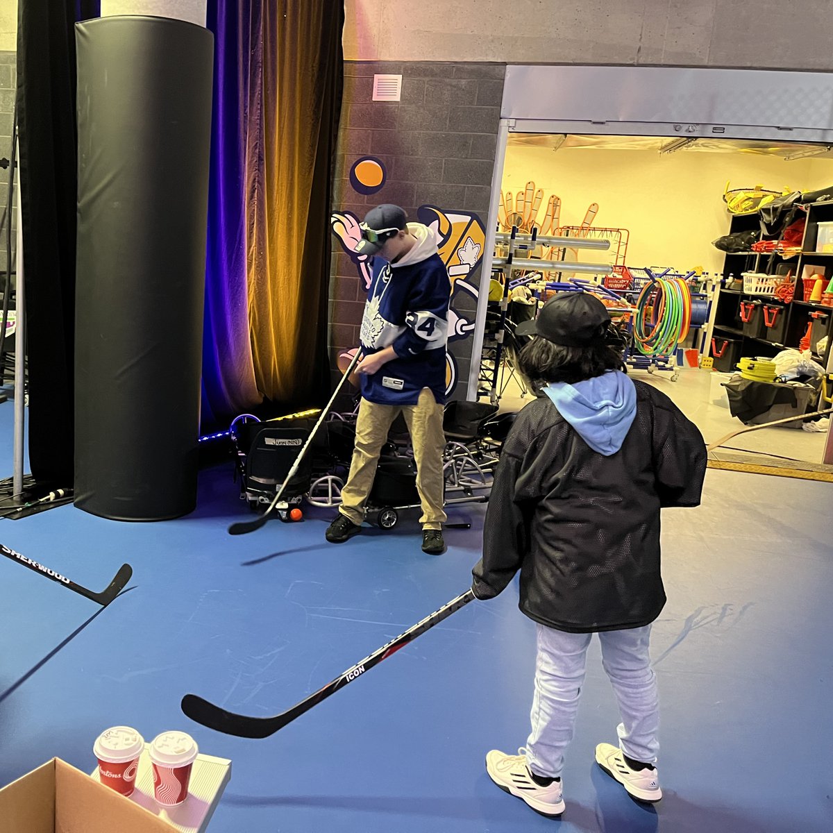 Members of our Trailblazers Youth Centre #HouseofHockey league participated in the first ever NHL All-Star House of Hockey youth event last weekend <a href="/MLSELaunchPad/">MLSE LaunchPad</a>! Congratulations to our very own all-stars for their teamwork, talent and determination! 🏒🌟