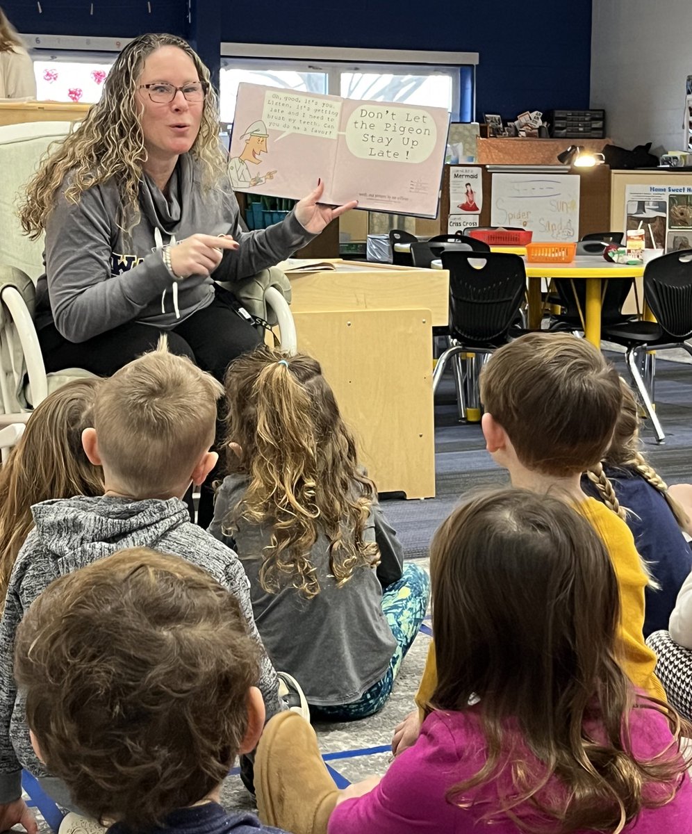 We loved having Mrs Biehn as our guest reader today! #wcsflight