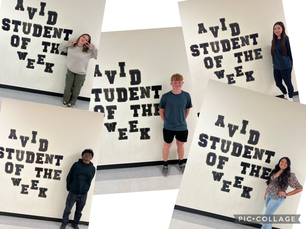 Spahn_AVID's tweet image. Shout out to our AVID students of the week! #matadoravid 

Freshman- Is’Real Francis
Freshman - Elli Anderson
Sophomore- Tessa Pullin
Junior - Jake Burns
Senior -  Kiana Preciado