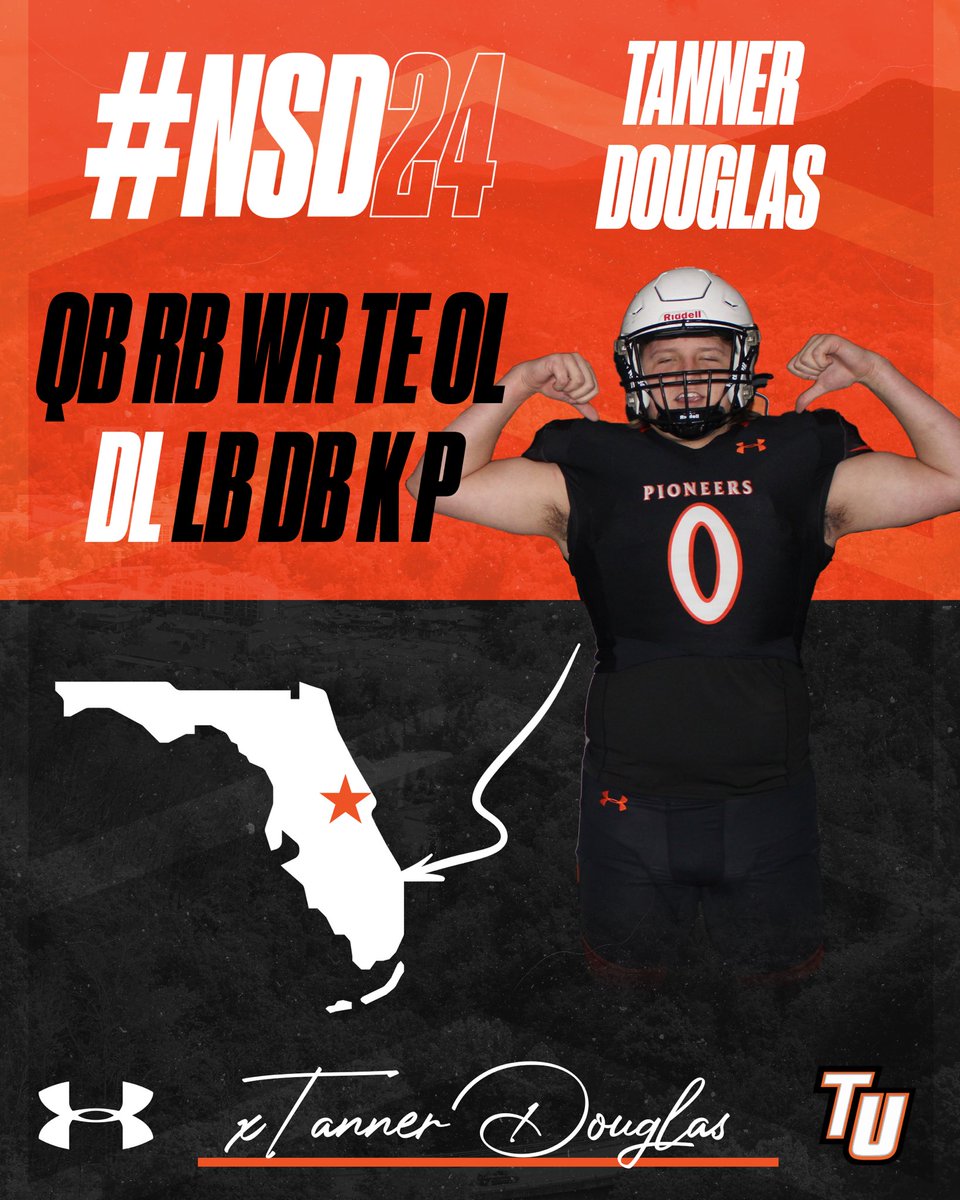 Pure domination at the LOS😈 Welcome to Tusculum, @_Tannerdouglas_ #TUgether24 #NextLevel #NSD24