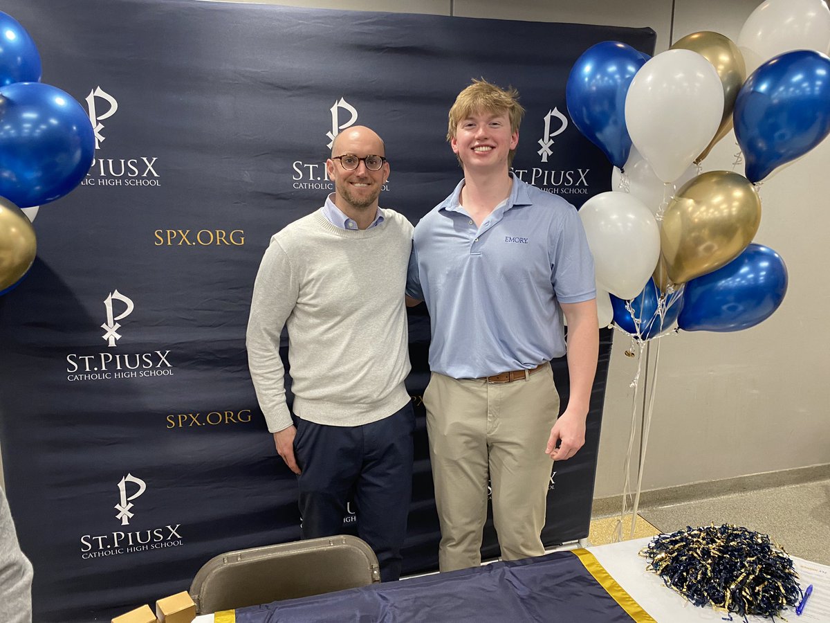 Liam Mullins signed his commitment to Emory University today. I am very proud of Liam. He has dealt with a torn ACL his senior year but has not let it break his spirit. He has been a team leader and captain and has kept our team connected. Thank you <a href="/LiamMullins24/">Liam Mullins</a> for everything!