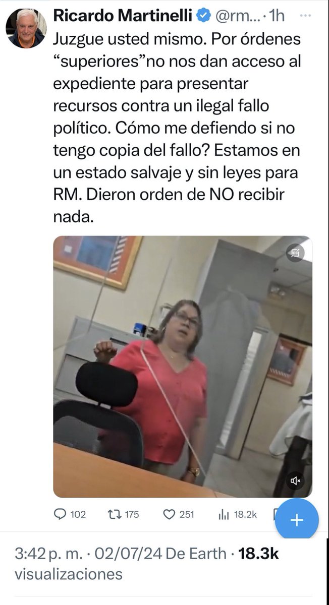 Se supone que está asilado en la embajada de otro país y sigue posteando en su cuenta de Twitter. <a href="/laprensa/">LA PRENSA Nicaragua</a> <a href="/CancilleriaPma/">Cancillería de Panamá</a>