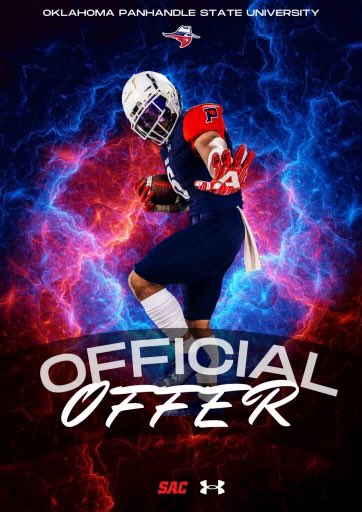 #AGTG  After a great conversation with <a href="/CoachKKerns/">Kenzie Kerns</a>, I’m blessed to receive my first offer from Oklahoma Panhandle State University!
