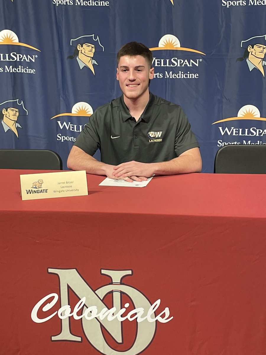Congratulations to Jarret Bitzer who will be continuing his lacrosse career at Wingate University!